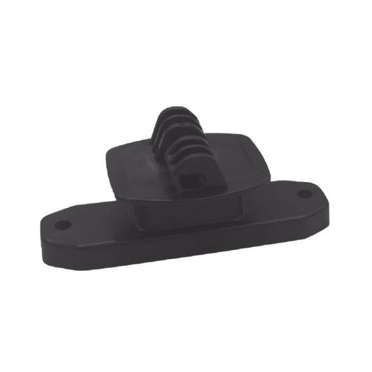 Aislador de Paso Reforzado para Cercos Eléctricos, Resistente al Clima Extremoso, Color Negro