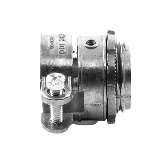 Conector Recto 1" (25mm) para Tubo Flexible