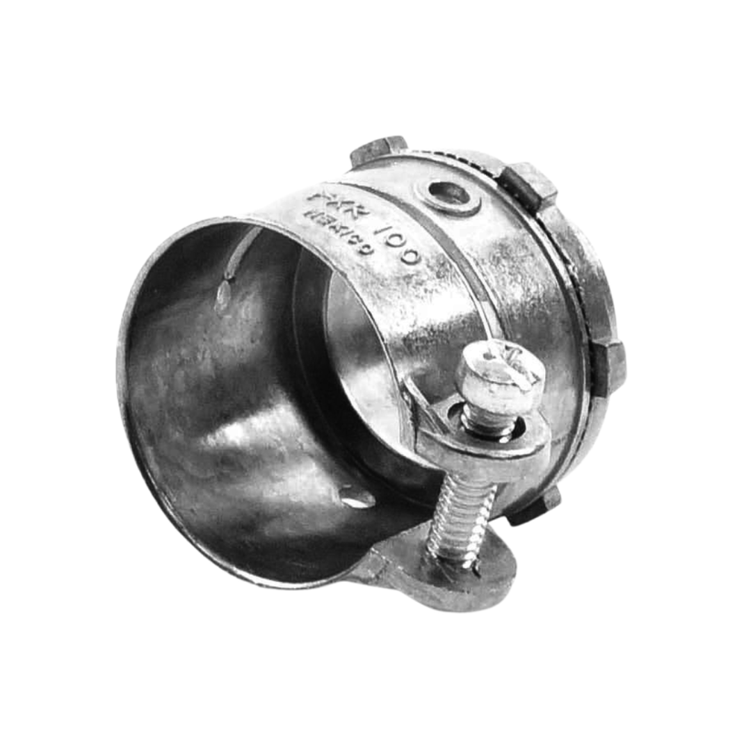 Conector Recto 1" (25mm) para Tubo Flexible