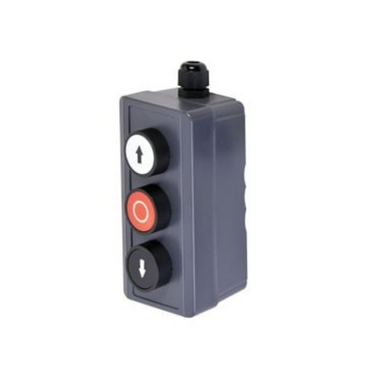 Botonera Triple para Barreras y Operadores de Acceso