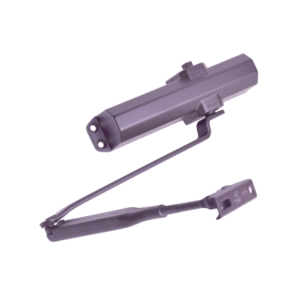 Cierrapuertas Hidráulico EN4 (Hasta 1100mm) - Chocolate Oscuro, Certificación UL