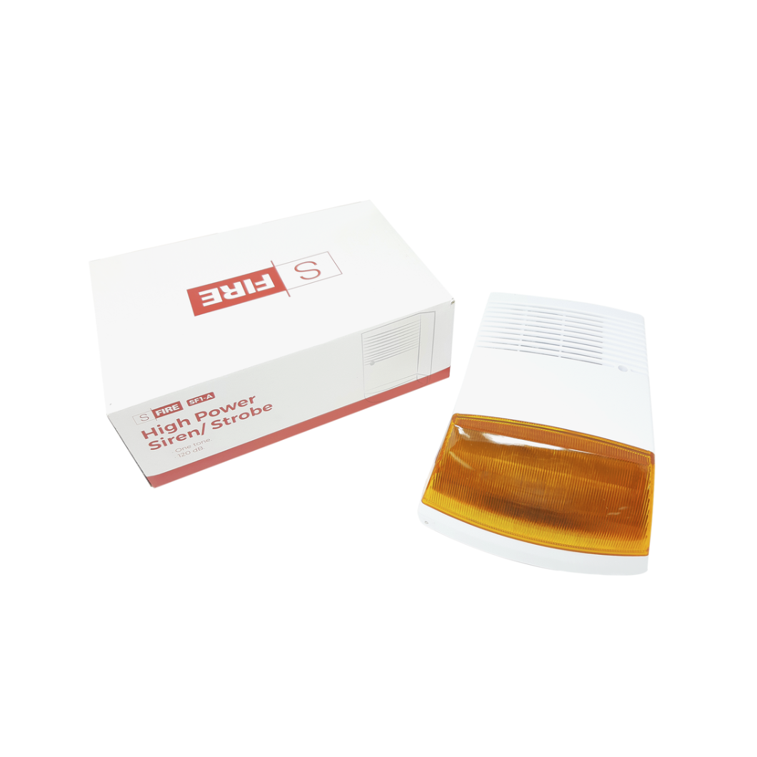 SIRENA ESTROBO RESISTENTE AL CLIMA CON PROTECCIÓN TAMPER SFIRE SF-1A