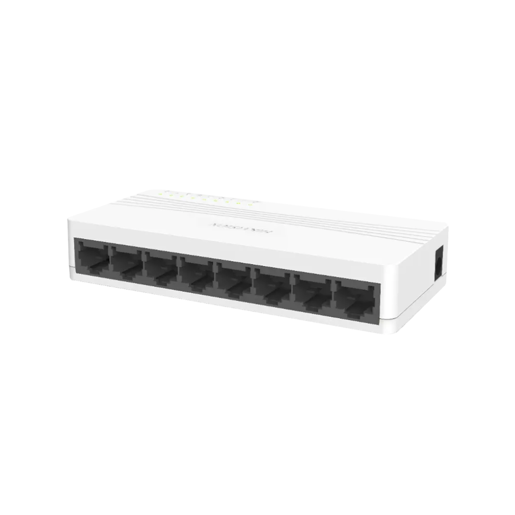 Switch Fast Ethernet HIKVISION de 8 puertos 10/100 Mbps