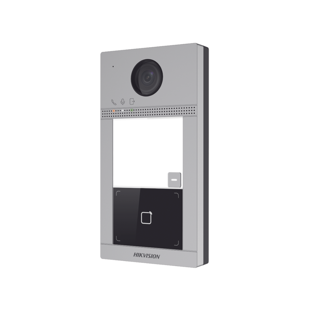 Videoportero IP exterior HIKVISION DS-KV8113-WME1(C) con apertura desde app