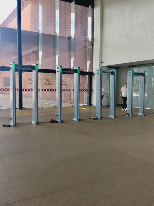 RENTA DE ARCOS DETECTORES DE METALES DE 18 ZONAS PARA EVENTOS MASIVOS