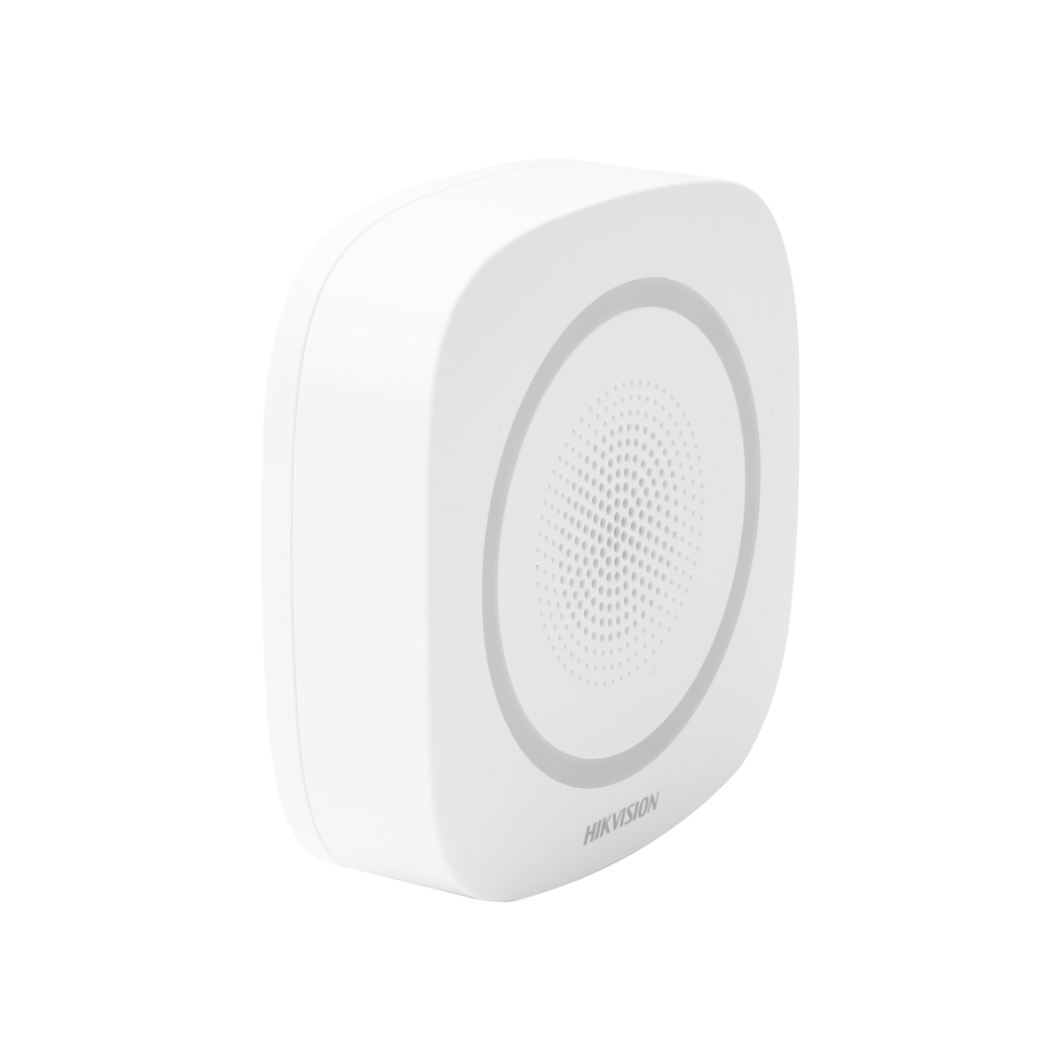 Sirena inalámbrica para interior HIKVISION con estrobo azul