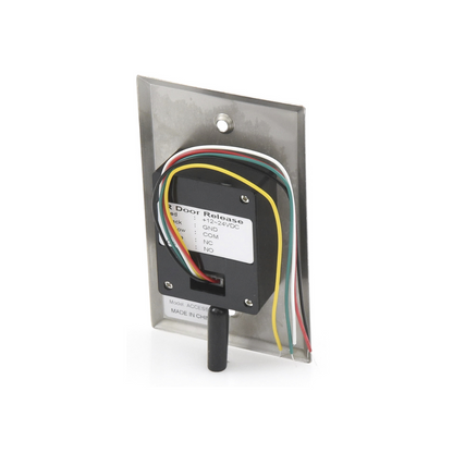 Botón de salida con sensor IR ajustable para detección sin contacto