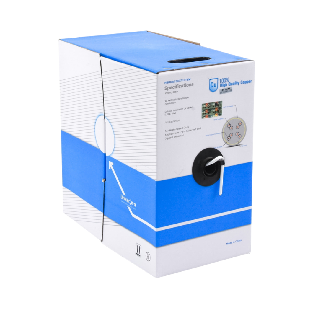 Cable UTP Cat 5e exterior blanco LinkedPro PRO-CAT5-EXT-LITEW