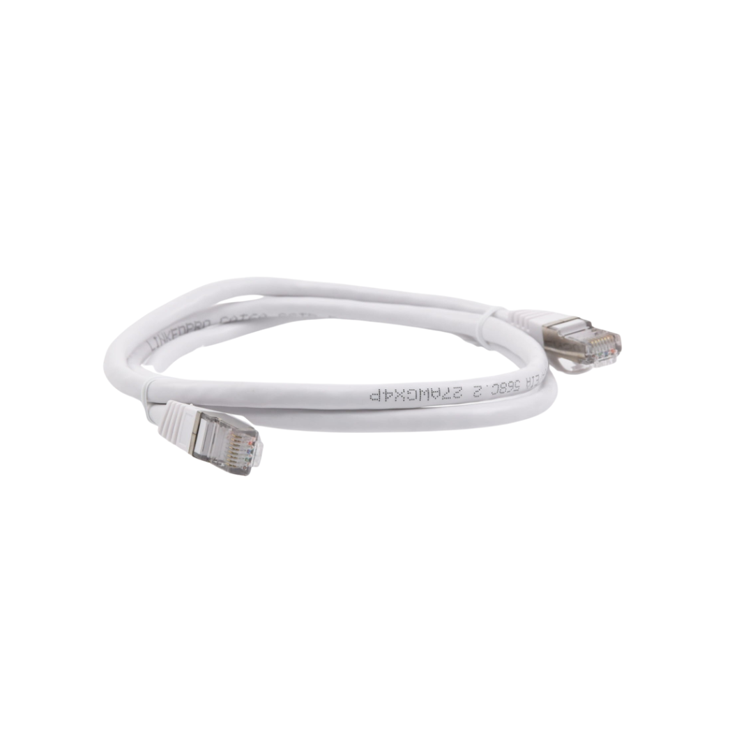 Cable de red STP Cat6A para 10 Gbps modelo LP-STP-6A-100-WH