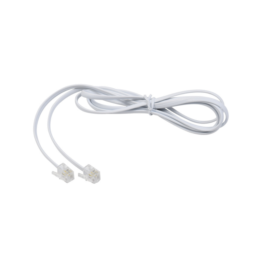 Cable telefónico blanco modelo TELUS80481.5M LINKEDPRO