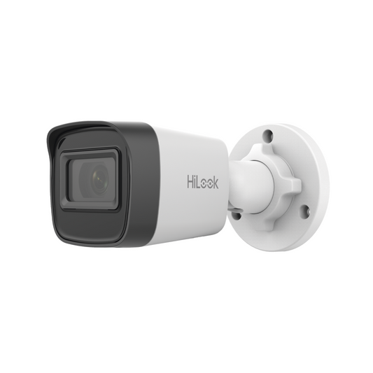 CÁMARA BALA IP HILOOK IPC-B121H-C CON VISIÓN NOCTURNA DE 20 METROS Y POE