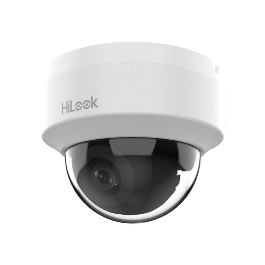 Cámara IP domo HiLook con resolución 2 megapíxeles para interiores.