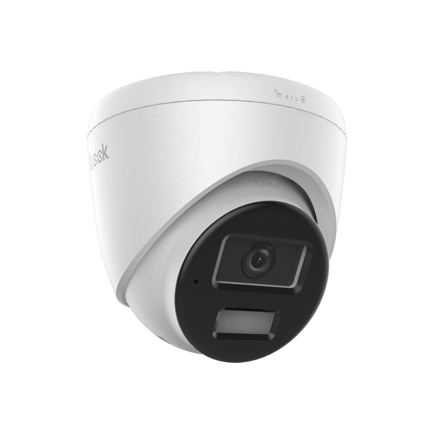 Cámara IP HiLook IPC-T220HA-LUC 2MP gran angular para vigilancia interior y exterior.