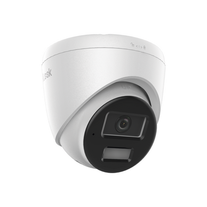 Cámara IP HiLook IPC-T220HA-LUC 2MP gran angular para vigilancia interior y exterior.