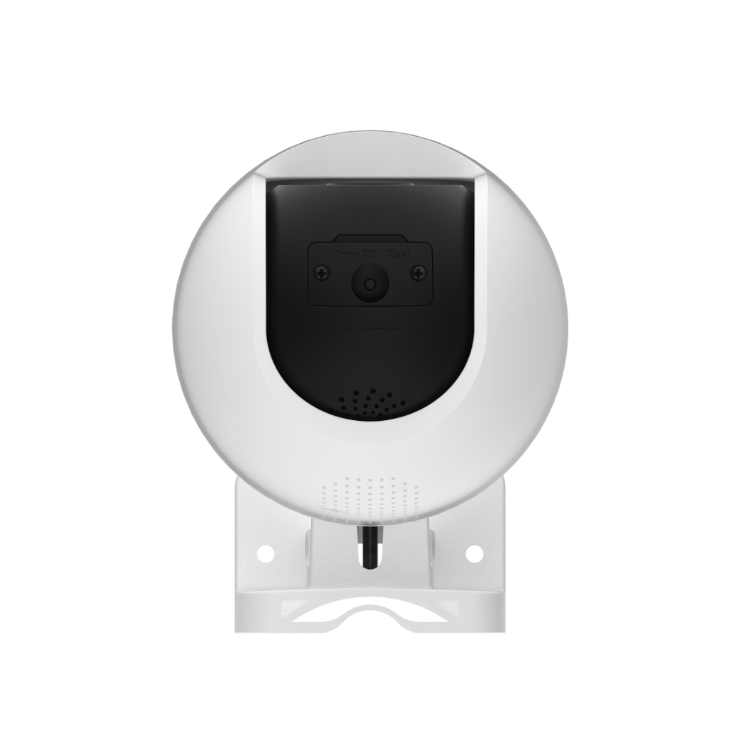 Cámara PT EZVIZ CS-H8C instalada en exterior protegido con IP65

