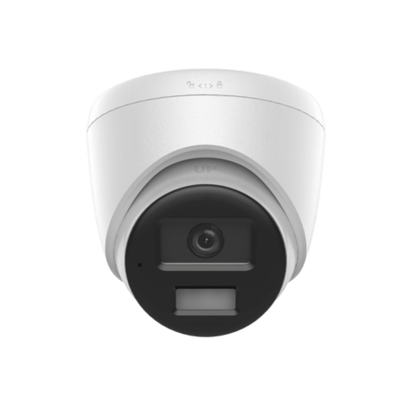 Turret IP HiLook 4MP con luz blanca 20 m y protección exterior IP67