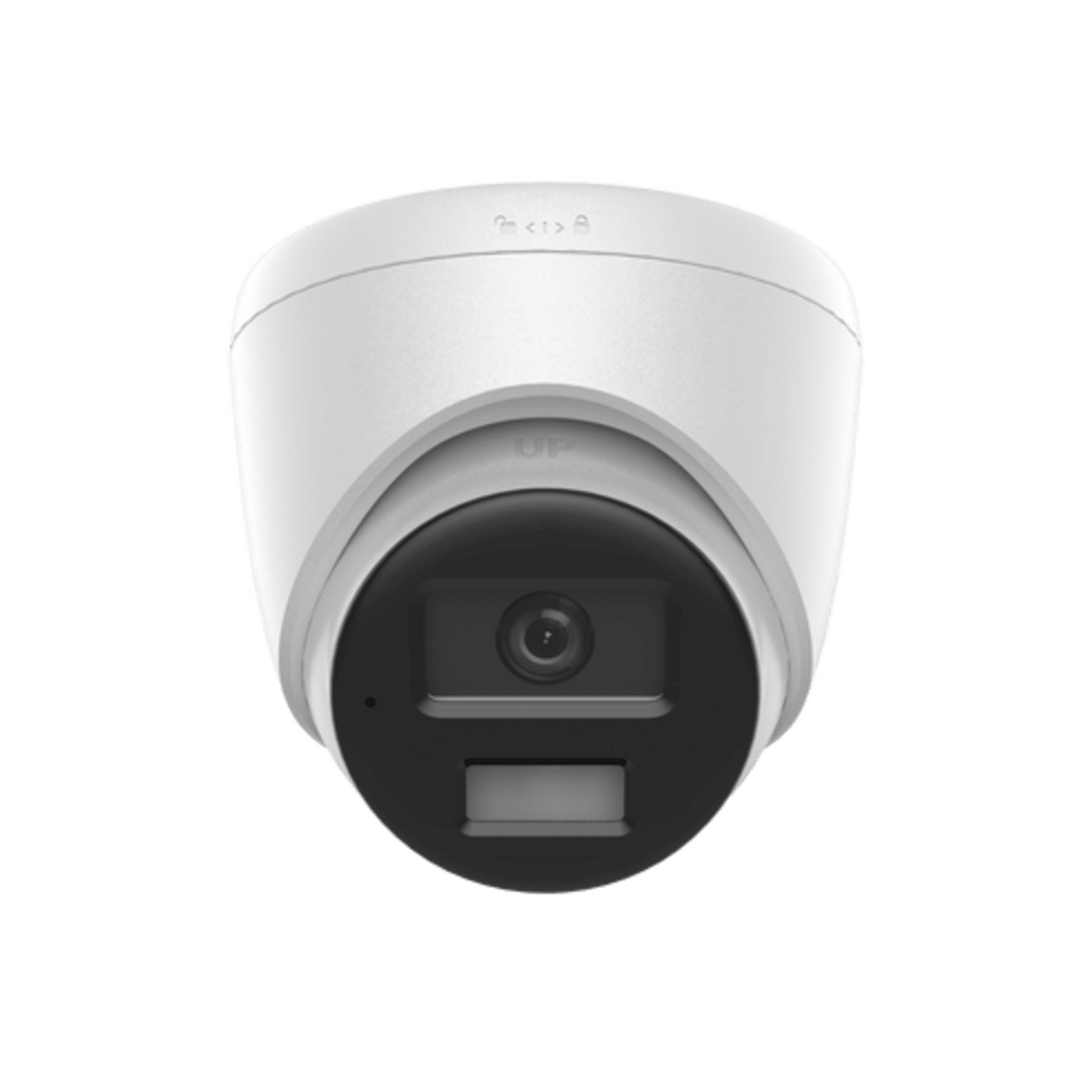Turret IP HiLook 4MP con luz blanca 20 m y protección exterior IP67