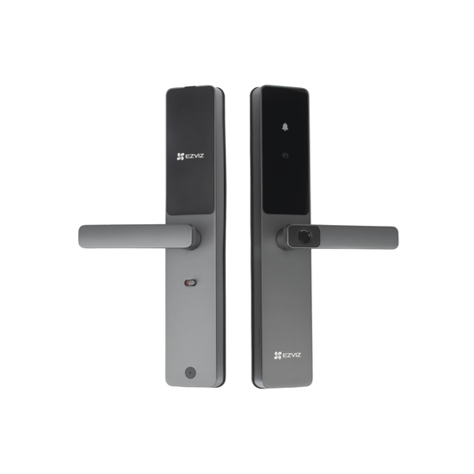 Cerradura inteligente EZVIZ con Wi-Fi, Bluetooth y huella digital.