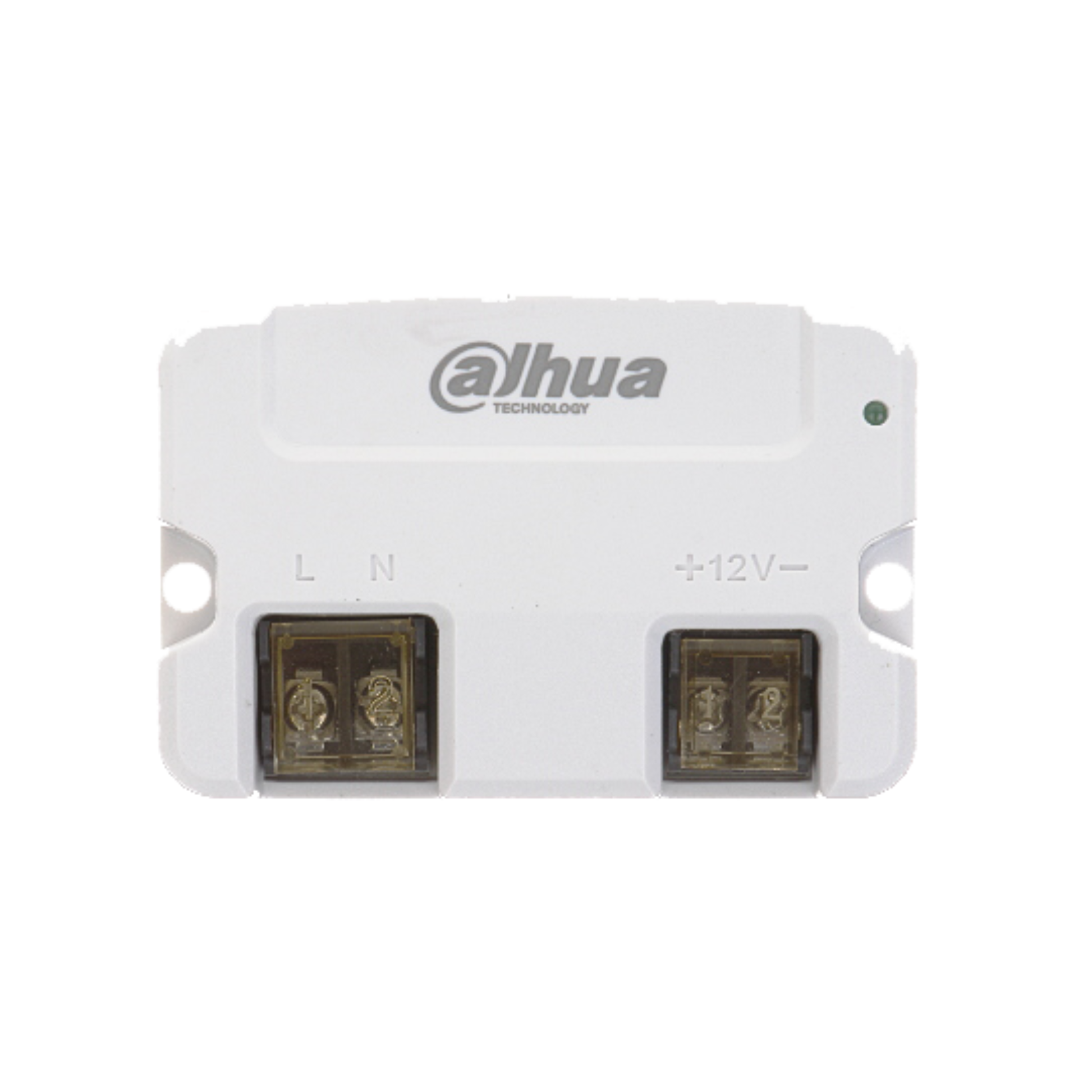 Fuente convertidora 12V 1.5A Dahua PFM320D-015 para videovigilancia.