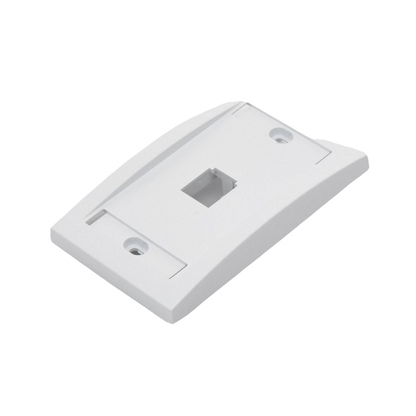 Faceplate ejecutiva de 1 puerto para telecomunicaciones.