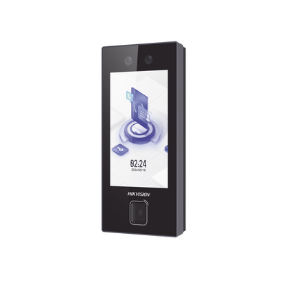 TERMINAL FACIAL HIKVISION DS-K1T344MBWX-QRE1 CON LECTOR QR FÍSICO Y PANTALLA TÁCTIL