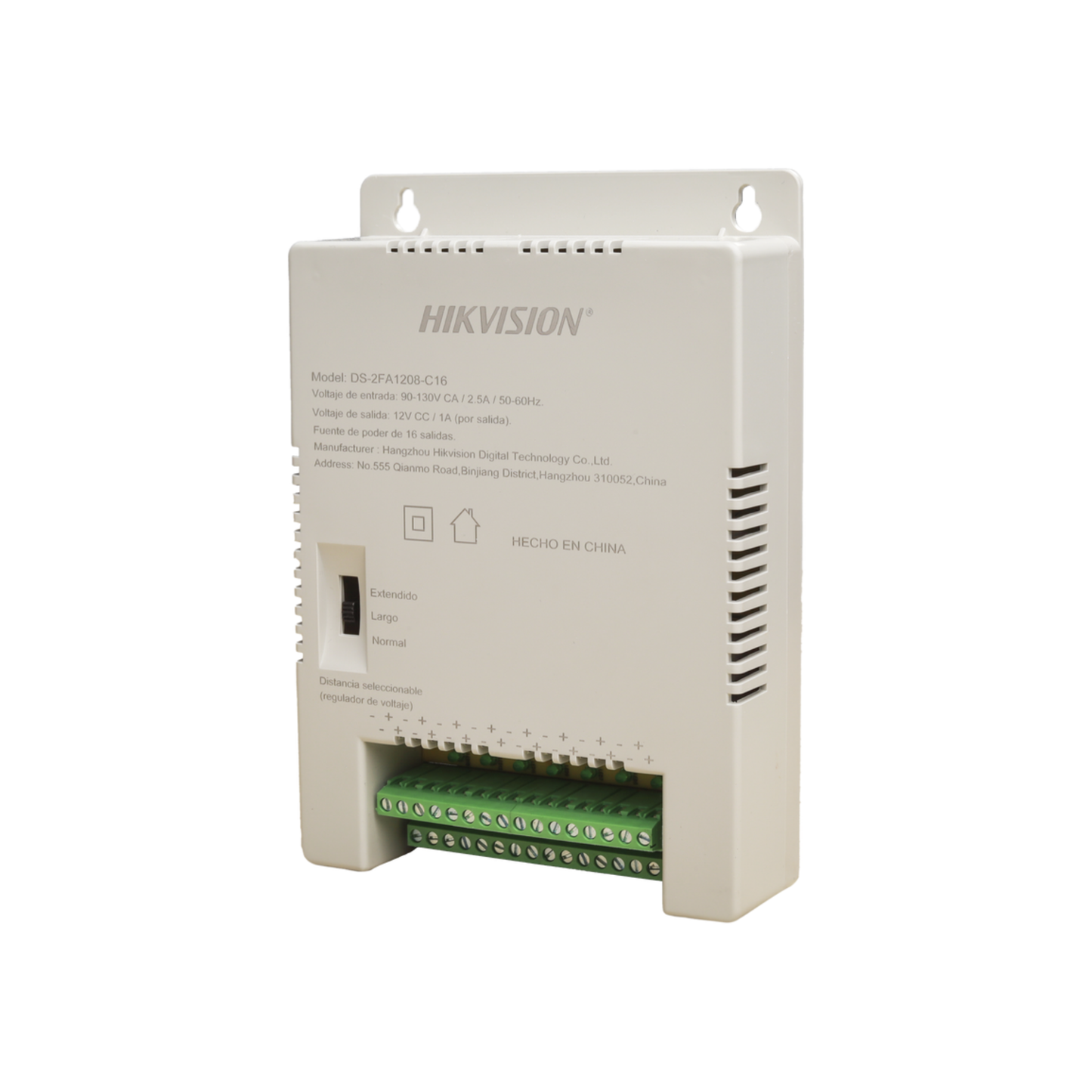 Fuente de poder HIKVISION DS-2FA1208-C16/K de 16 canales.