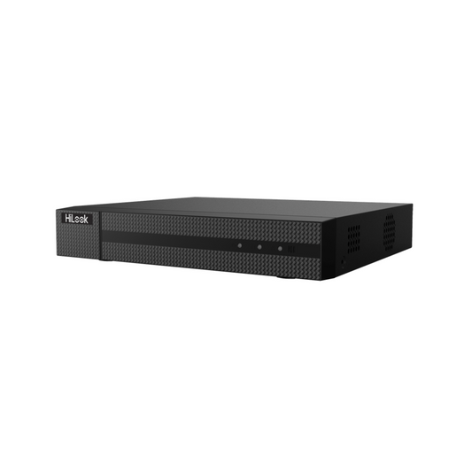 DVR HiLook modelo DVR-216G-M1(E) con entradas para 16 cámaras y carcasa compacta