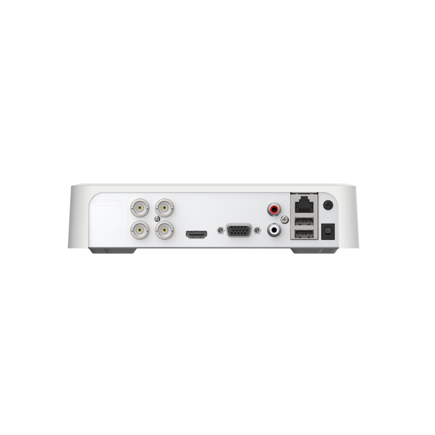 DVR HiLook DVR-104G-M1/T con audio bidireccional por Coaxitron para comunicación remota.