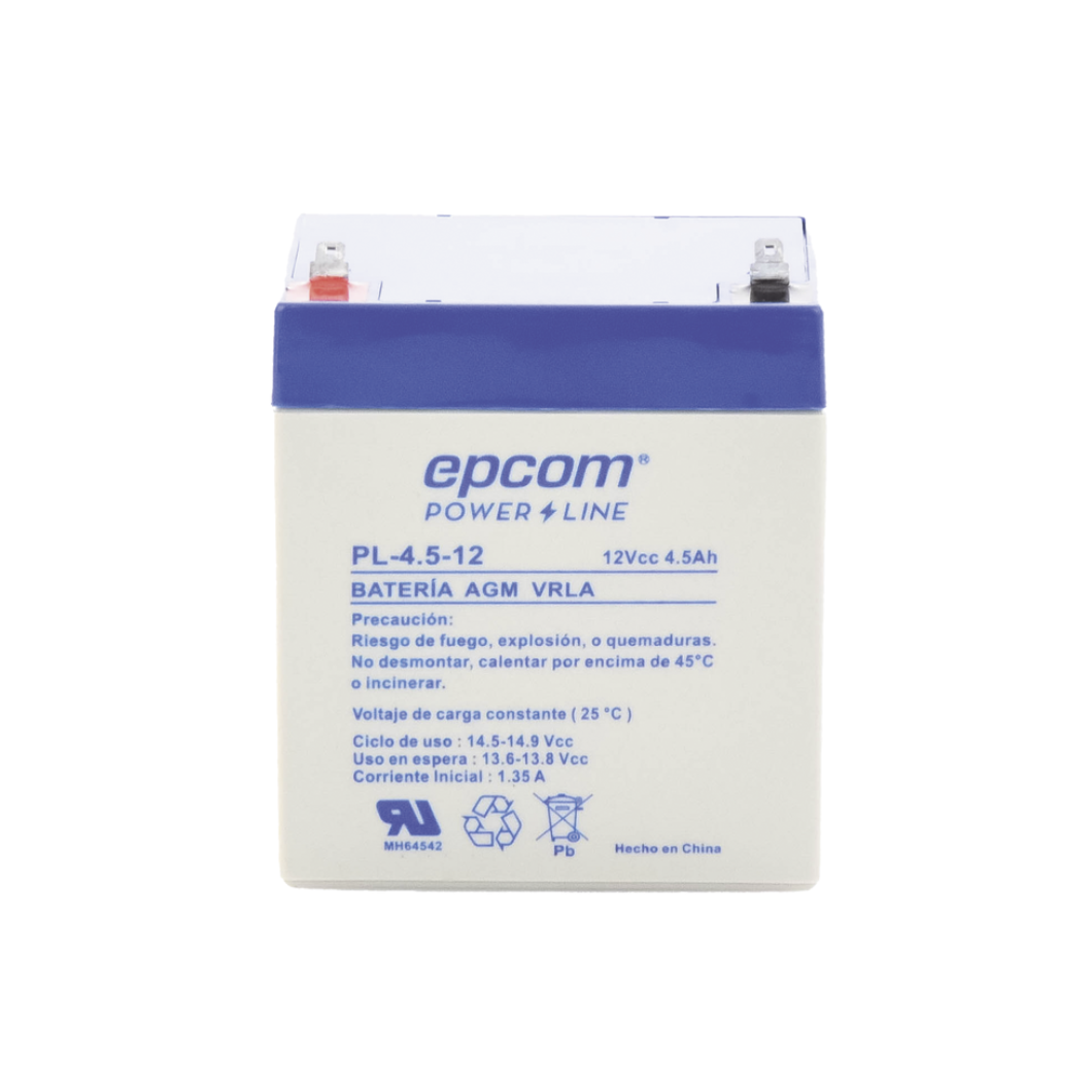 Batería AGM-VRLA para respaldo en alarmas y CCTV