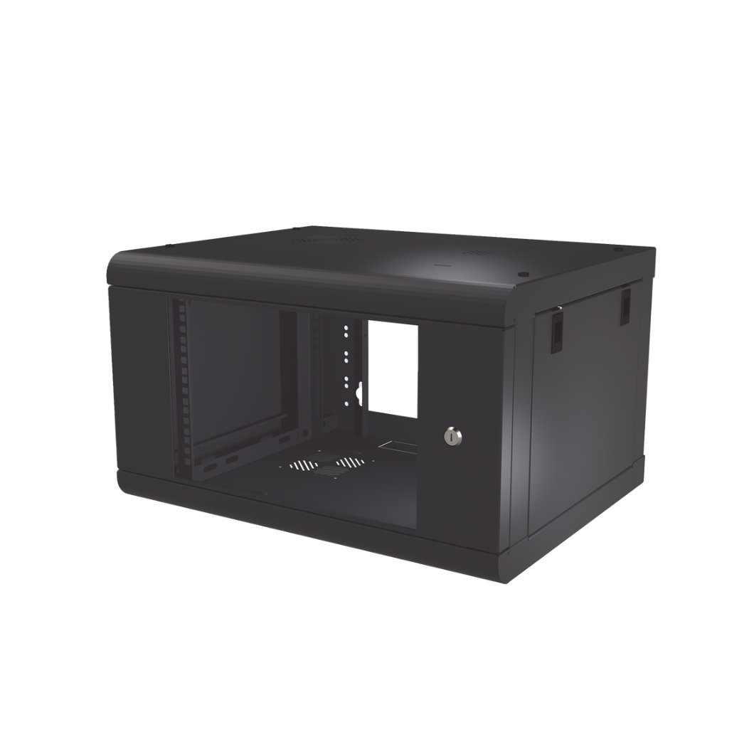 Gabinete de pared 6U para rack 19 pulgadas LINKEDPRO modelo SR-1906-LH2G