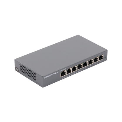 Switch PoE+ Gigabit No Administrable 8 Puertos / 4 PoE+ / 16 Gbps
