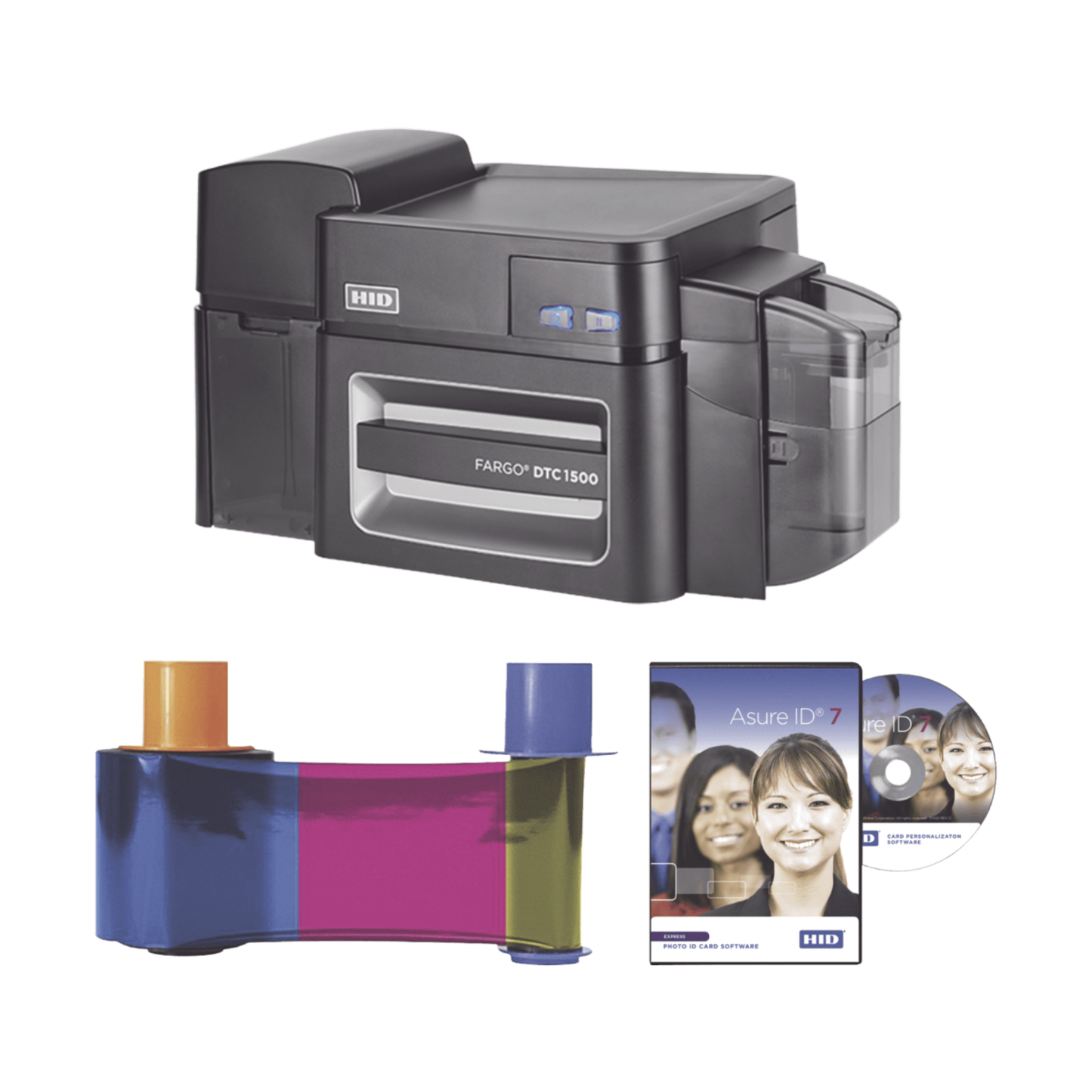 Impresora de tarjetas HID 50616V2 para credenciales corporativas