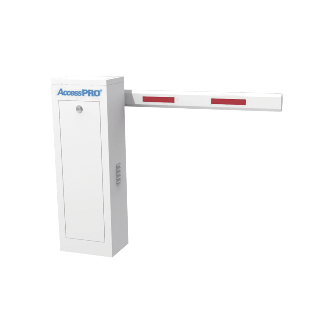 Kit de barrera vehicular ACCESSPRO KT-XBF-4MR con brazo de 4 metros