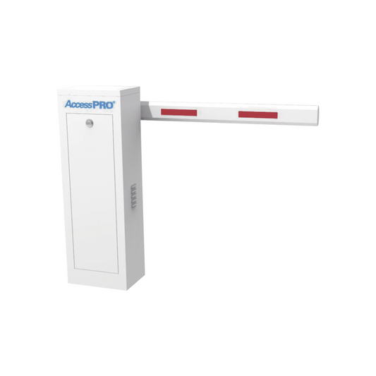 Kit de barrera vehicular ACCESSPRO KT-XBF-4MR con brazo de 4 metros