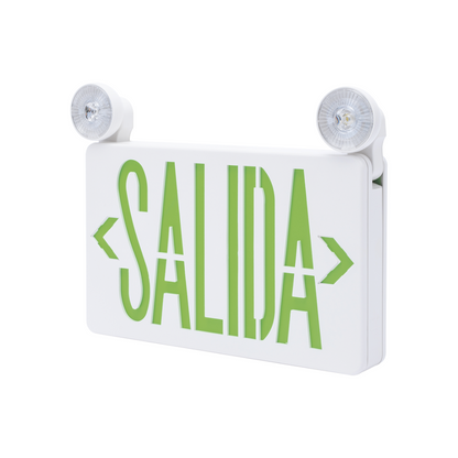 LETRERO LED PARA EMERGENCIAS CON BATERÍA Y MONTAJE SEGURO SFIRE