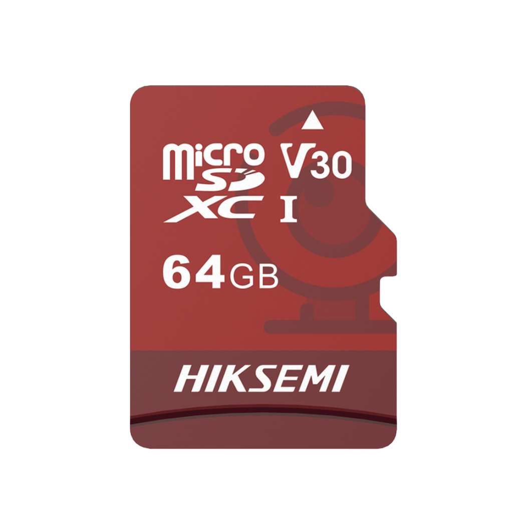 Memoria microSD HIKVISION 64GB para cámaras de videovigilancia 24/7