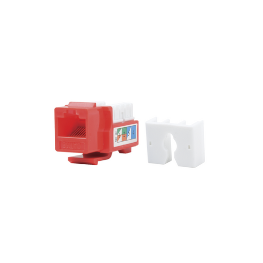 Módulo keystone rojo LP-KJ-505-RD LINKEDPRO terminación 110