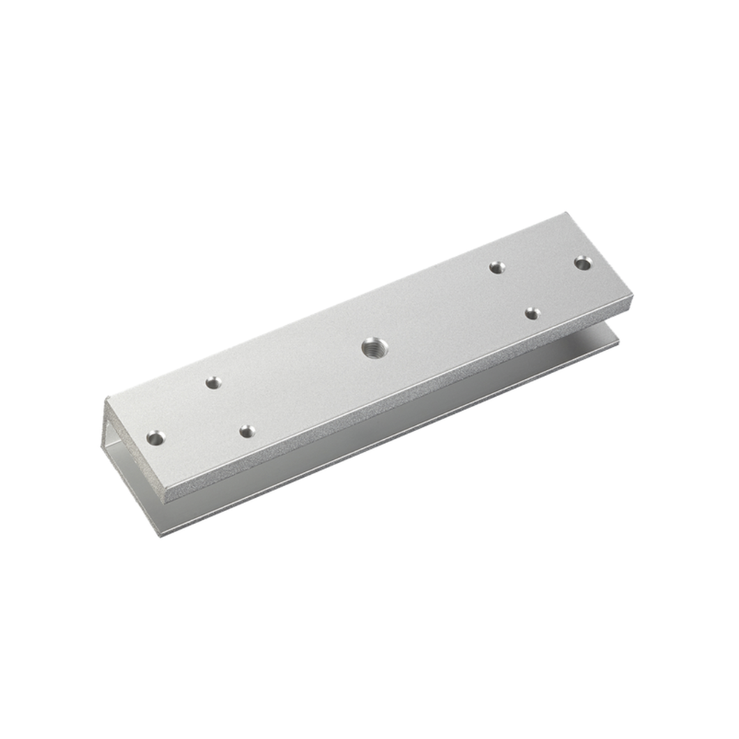 Montaje en U para chapa magnética MAG350S MAG350NLED en puerta de vidrio