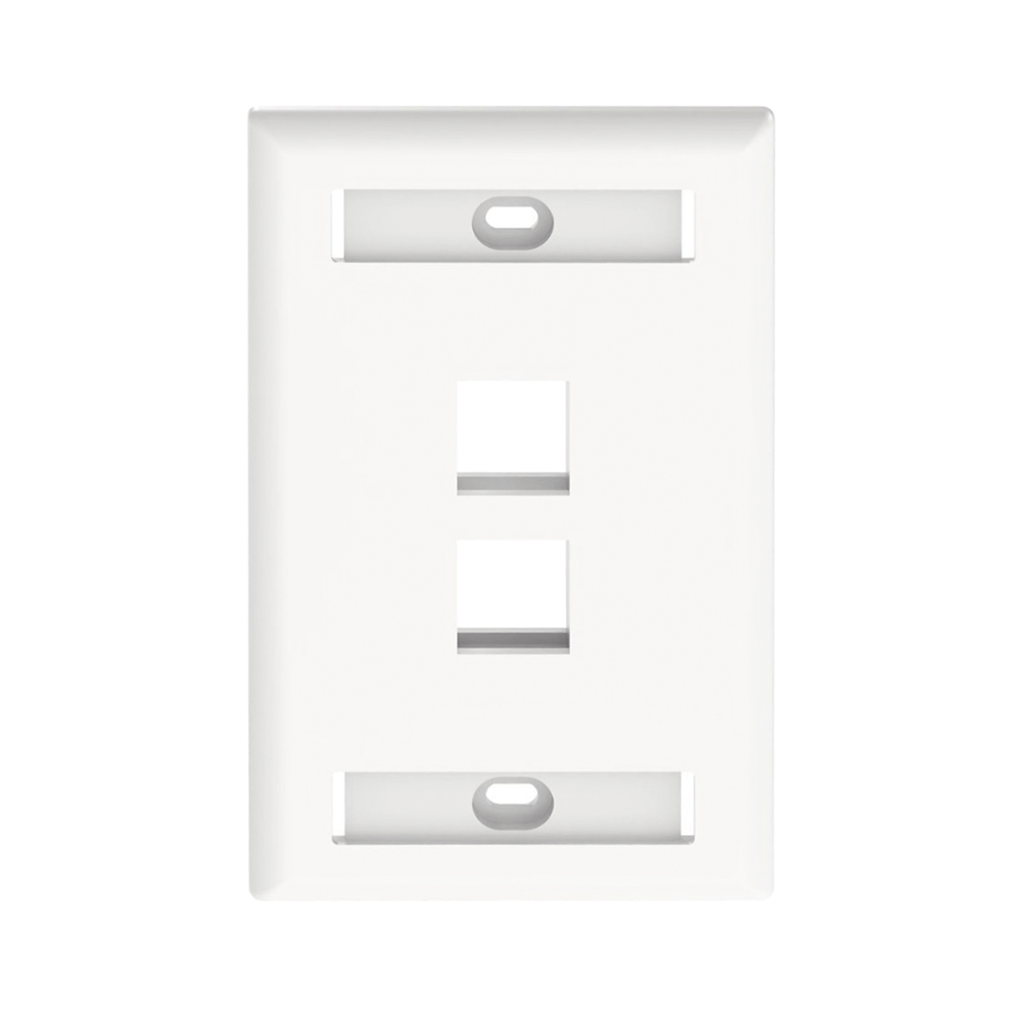 Placa de pared 2 puertos PANDUIT NK2FWHY