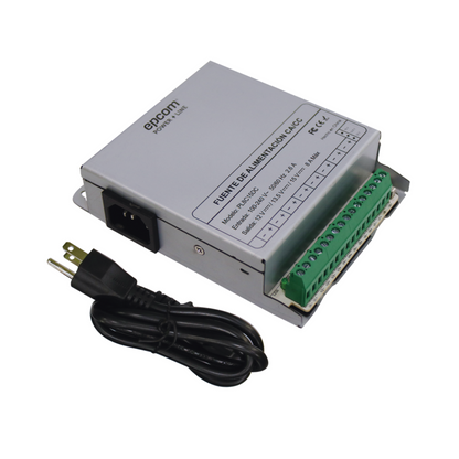 Fuente de alimentación EPCOM PL-8C-15DC para sistemas de monitoreo