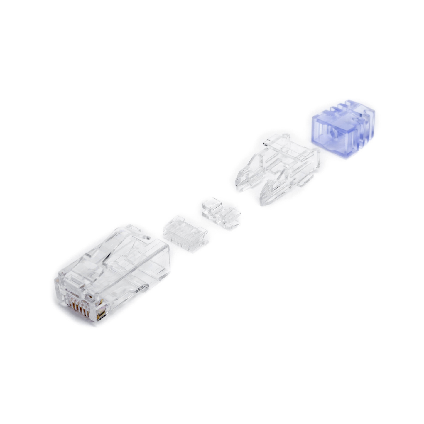 Plug modular categoría 6 ideal para sistemas de datos y telecomunicaciones