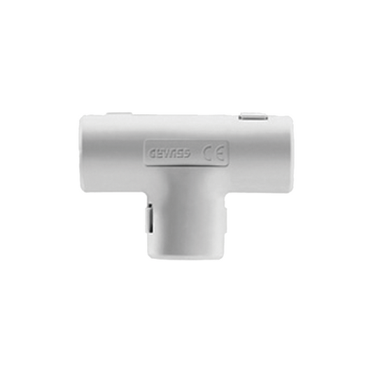 Unión "T" PVC Autoextinguible 25mm para Tubería Rígida