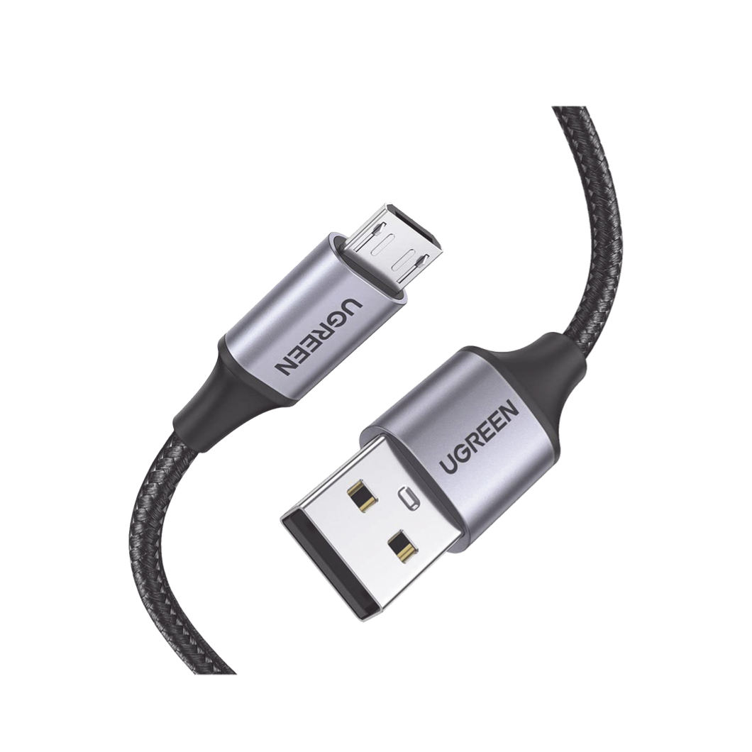 Cable Micro USB a USB-A: Carga Rápida 18W, QC 3.0/2.0/AFC, 480Mbps, 1 Metro, Nylon Trenzado, Protección Avanzada