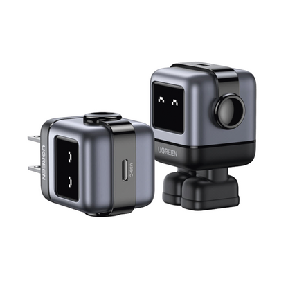 Cargador de 30W Robot Mini GaN Nexode de UGREEN, para Carga rapida y pantalla de carga.