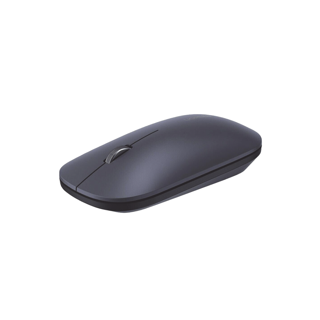 Mouse Inalámbrico 2.4 GHz: Ultra Delgado, Silencioso, 4000 DPI Ajustable, Negro