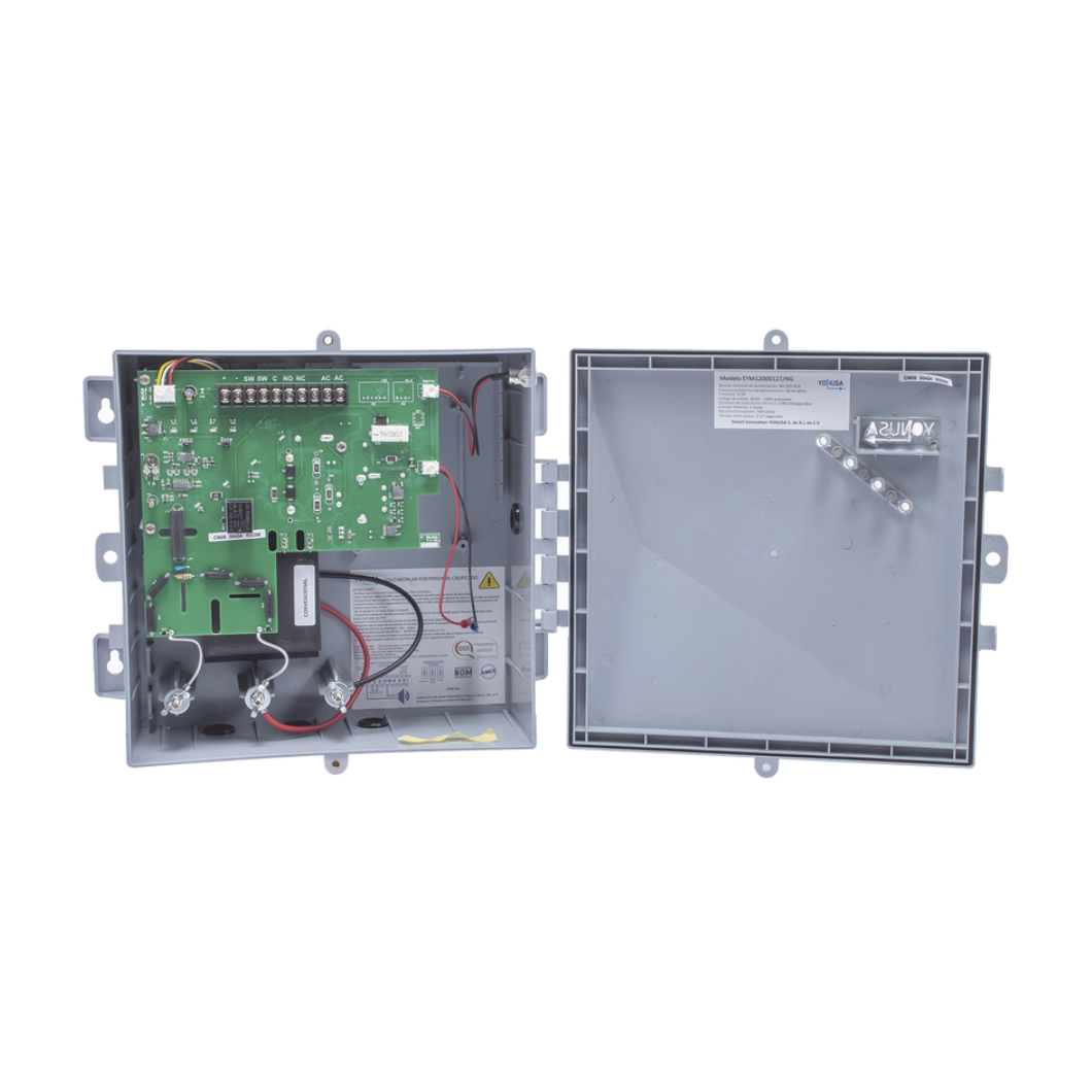 Energizador para Cercas Electrificadas: 12,000V, 1 Joule, 2500 Metros Lineales, Tecnología SMT