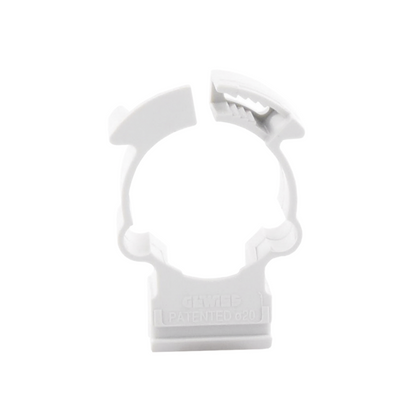 Abrazadera Cerrada de Collar 20mm, PVC Auto-Extinguible.
