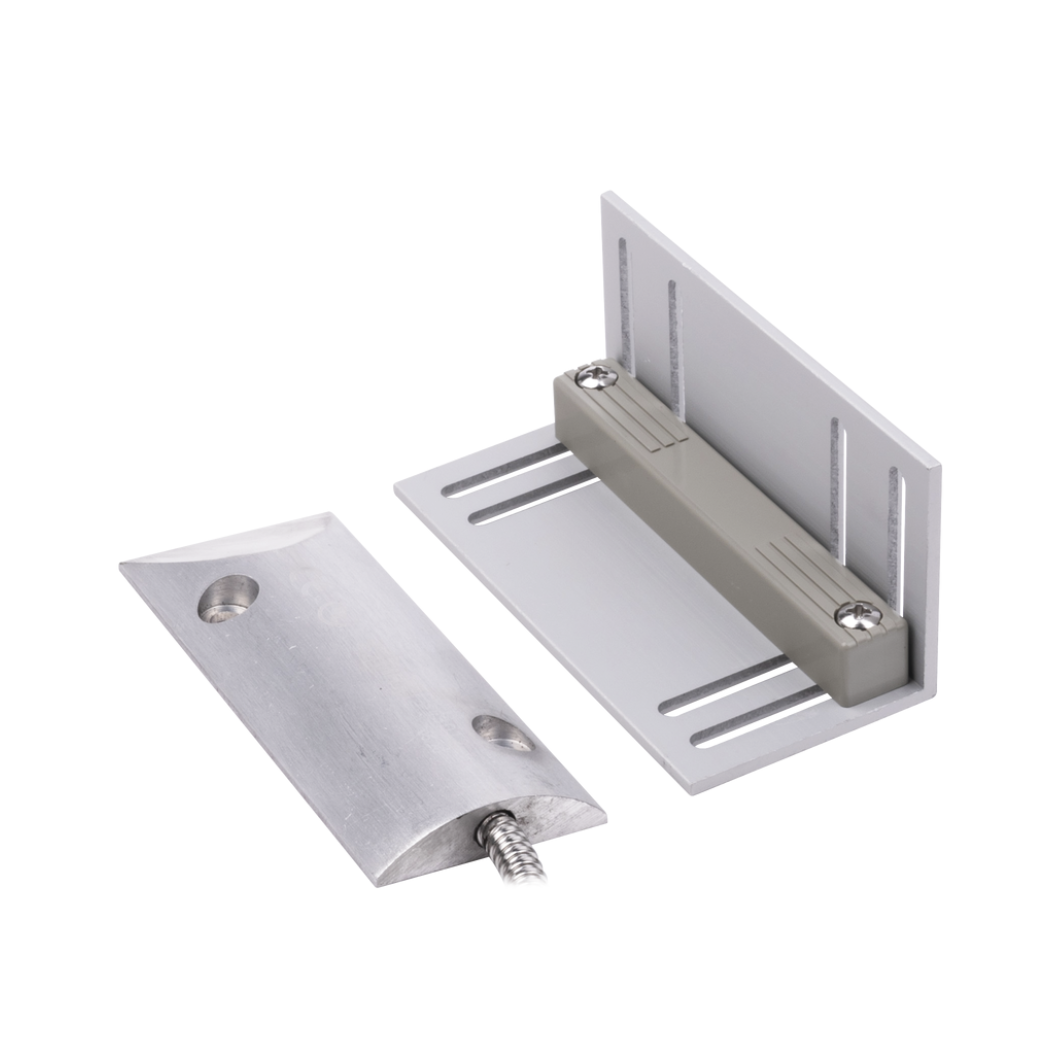 Contacto Magnético de Piso Uso Rudo, GAP 75mm, Cable 55cm, Montaje en "L"