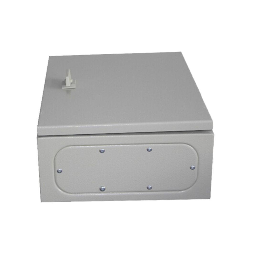 Gabinete Metálico IP66 Intemperie, 250x300x150mm, Placa Interior, Compuerta Atornillada, Chapa T.