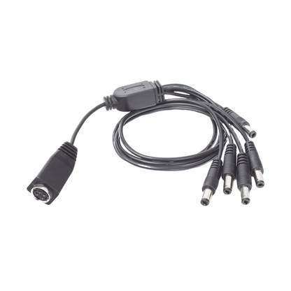 Cable de Alimentación 5 Vías para 4 Cámaras TURBOHD / DVR HIKVISION